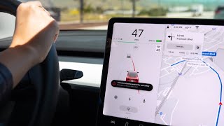 Tesla Model 3 Autopilot Lane Departure Avoidance