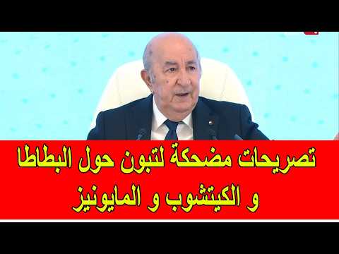 Tebboune's Ridiculous Remarks About Potatoes, Ketchup, and Mayonnaise