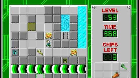 CCLP3 level 53 solution - 312 seconds