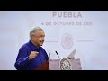 Baja incidencia delictiva en Puebla por trabajo coordinado. Conferencia presidente AMLO