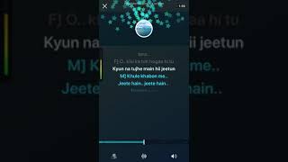 Manwa Lage karaoke