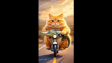 What cat done to crocodile😱#funny #comedy #animation #shorts #viralvideo #story