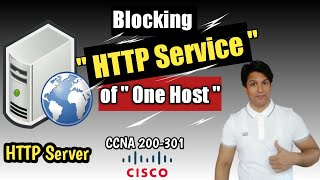 CCNA 200-301 Lect-23 Block Website For One Host  in English CALL +91 9773038607 for Online Class