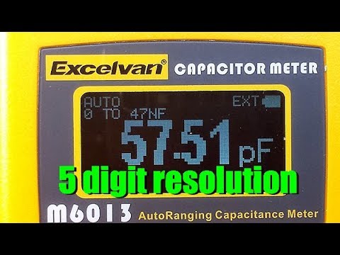 M6013 Haute précision Capacitor Meter Mesure professionnelle de la capacité  Résistance Condensateur Testeur de circuit