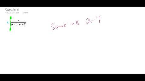 EX 7.5 || class 12 || Chapter 7 || Question 8 || Rightway smart classes || 9650881301