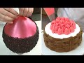 Most Satisfying Chocolate Cake Decorating Tutorials | So Easy Cake Decorating Ideas For Newbie