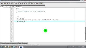 C Programlama Dersleri: 5 - Koşul İfadeleri (if,else,else if) (1-2)