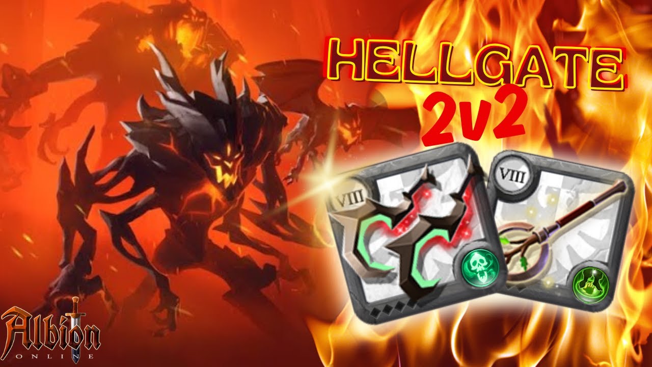 "Albion Online: Dominando a Hellgate 2v2 com Mortificos e Raiz Férrea!"