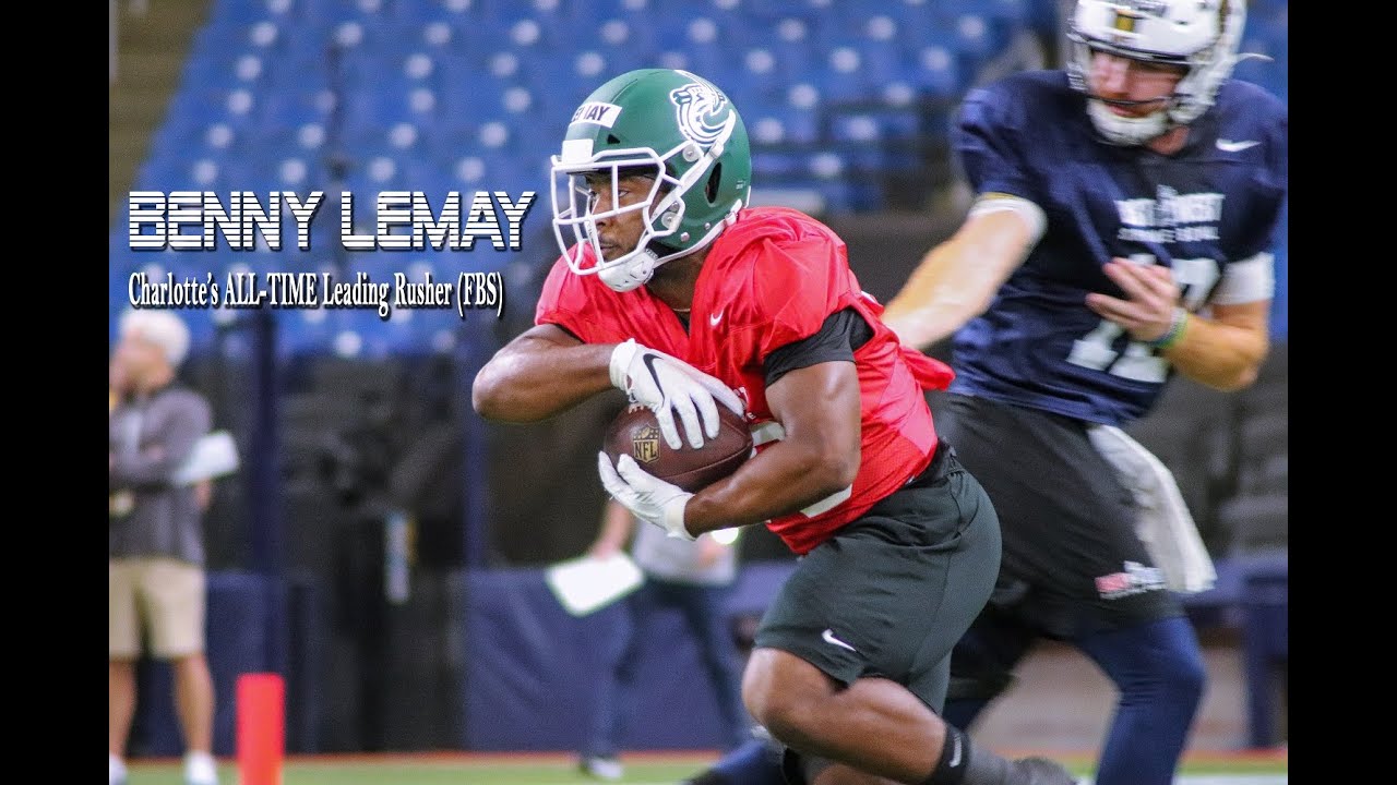 BENNY LEMAY #32 @ THE EAST WEST SHRINE BOWL PRACTICE 2020