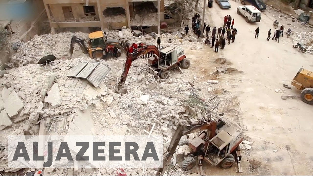 الحرب في سوريا: مقتل العشرات في غارات جوية على إدلب