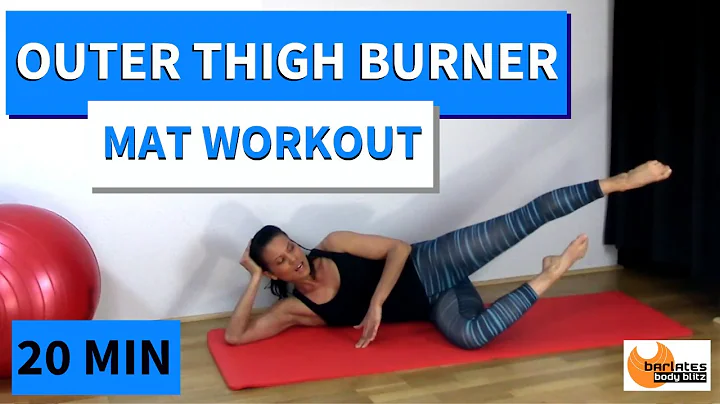FREE THIGH PILATES MAT BARRE WORKOUT - Outer Thigh...