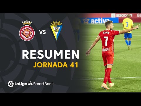 Resumen de Girona FC vs Cádiz CF (2-1)