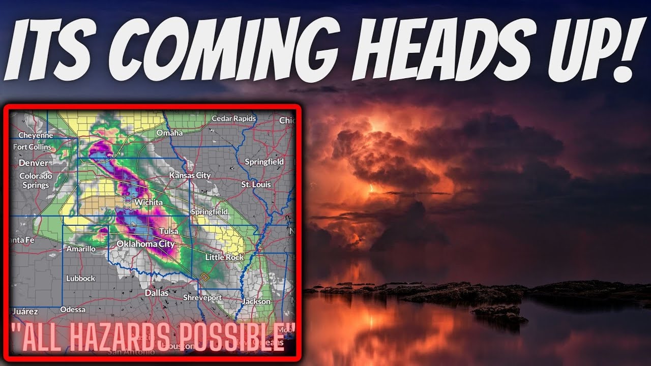 🔴BREAKING - Damaging Storms Today Bringing Tornadoes, large Hail ...