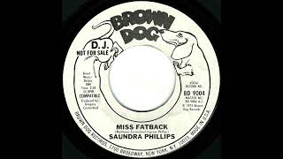 SAUNDRA PHILLIPS - MISS FATBACK