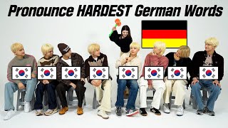 Can Koreans Pronounce HARDEST GERMAN Words? l FT. 8TURN