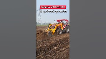 Mahindra NOVO 605 Di PS Best 50 hp tractor mud loder.