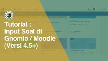 Tutorial : Input Soal di Gnomio / Moodle (Versi 2024)