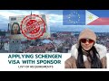 DIY APPLYING SCHENGEN VISA WITH SPONSOR FOR FILIPINOS