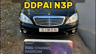 Самый лучший Видео регистратор DDPAI N3 PRO для Mercedes S65 AMG