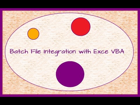 Superb logic of Batch File Integration with VBA