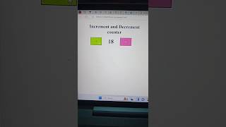 Increment and Decrement Counter using javascript #javascript #shorts #youtubeshorts #shortsviral