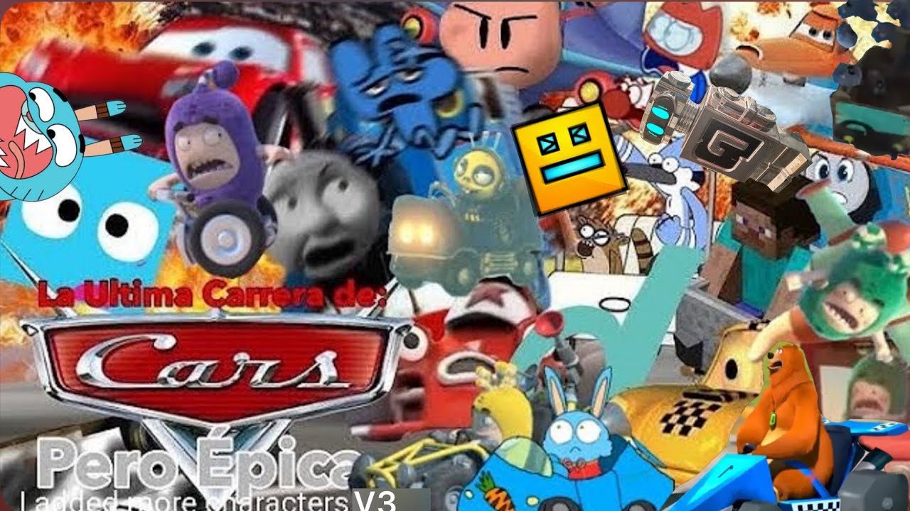 La Última Carrera De Cars Pero Épica I added More Characters V3