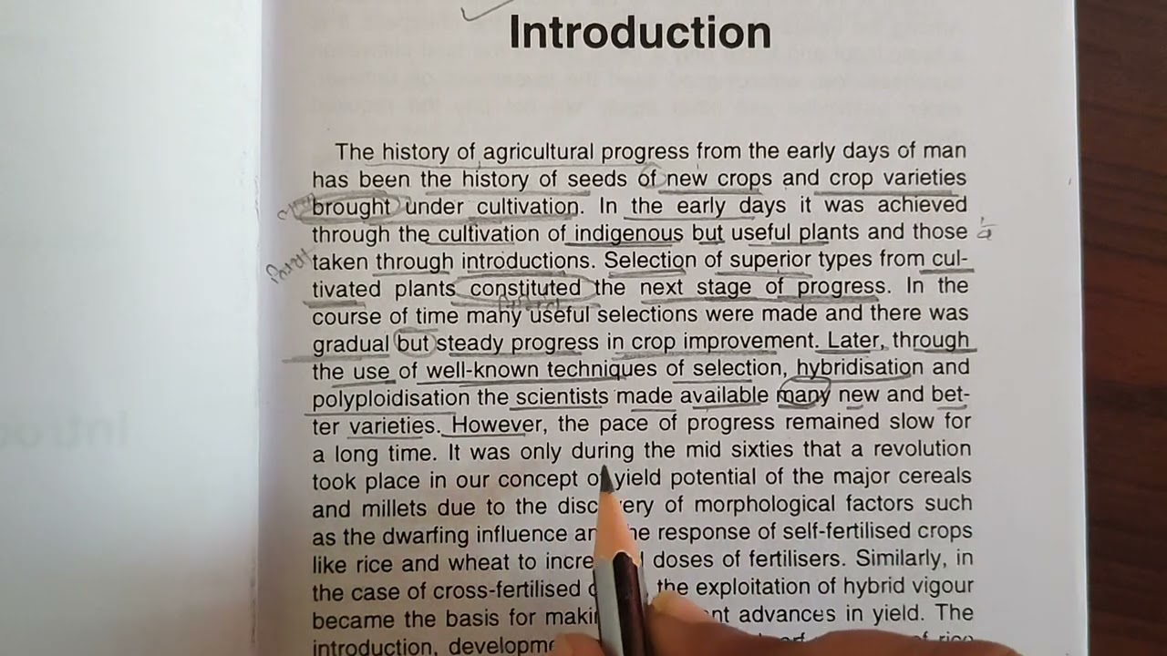 seed technology by R L Agarwal - introduction-