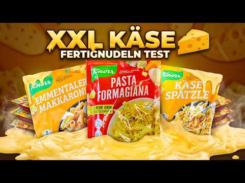 XXL KÄSE FERTIGNUDELN TEST 🧀