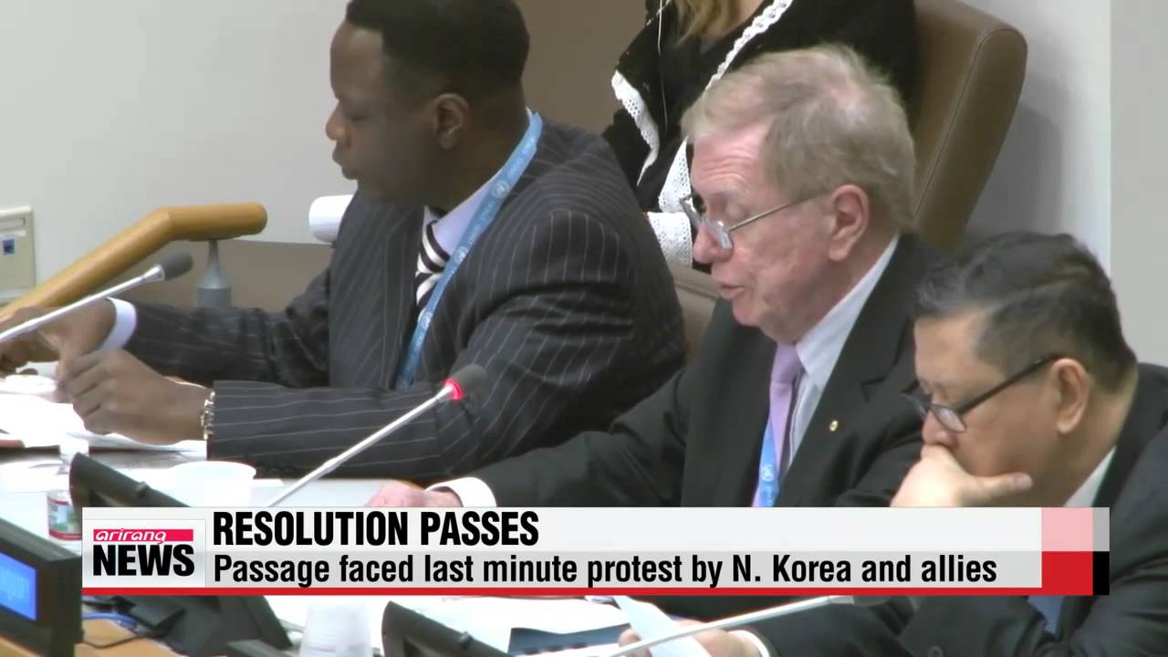 UN committee passes resolution calling for N. Korea′s referral to ICC for crimes