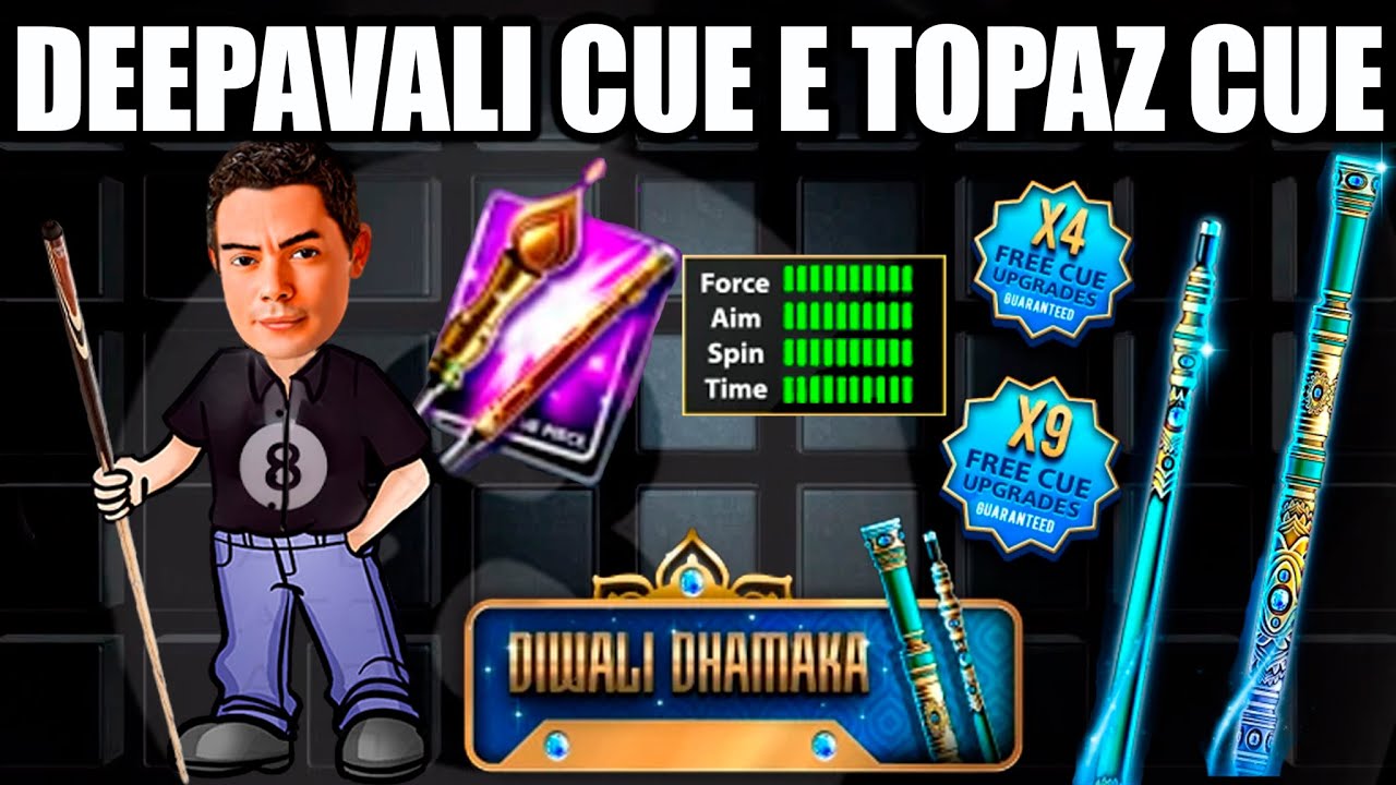 Diwali Dhamaka 8 Ball Pool Deepavali Cue e Topaz Cue 2021