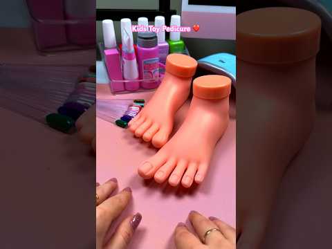 ASMR Pedicure With Kids Toys Shorts Asmr Selfcare