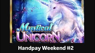 Amazing Handpay Weekend #2 with High Bets!! Mystical Unicorn slot machine. screenshot 3