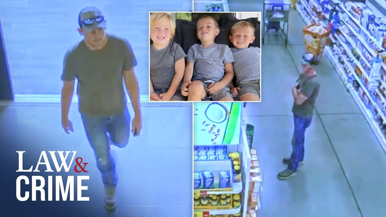 Ohio Dad Paces Kroger  in Surveillance Video Before Executing Three Sons