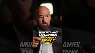 Andrew Tate's Lawyer Freaks Out, Threatens Trump, White House