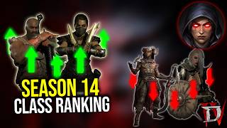 Diablo 4 - Season 14 Class Ranking
