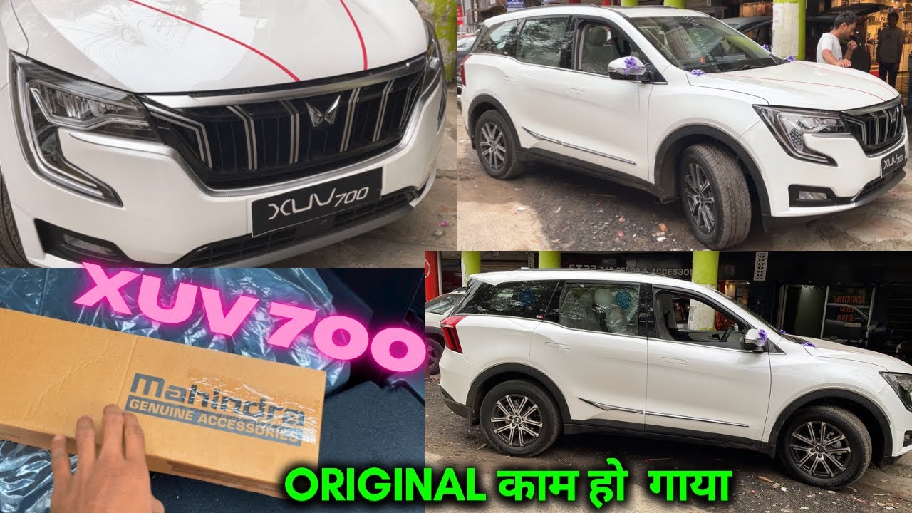 Mahindra Xuv700 Genuine accessories Satin Silver Chrome Kit xuv700