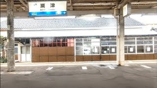 【JR北陸本線】小松～加賀温泉間、左側車窓  Komatsu  Kagaonsen