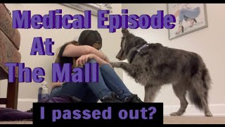 I PASSED OUT IN DILLARD'S?!?! | Service dog Mall vlog
