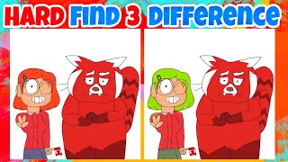 Hard Find the difference - Turning Red Disney Pixar | 100%Fail | Spot The Difference Ep - 8