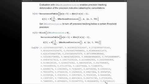 Mathematica Experts Live: Mathematical Numerics and Special Functions