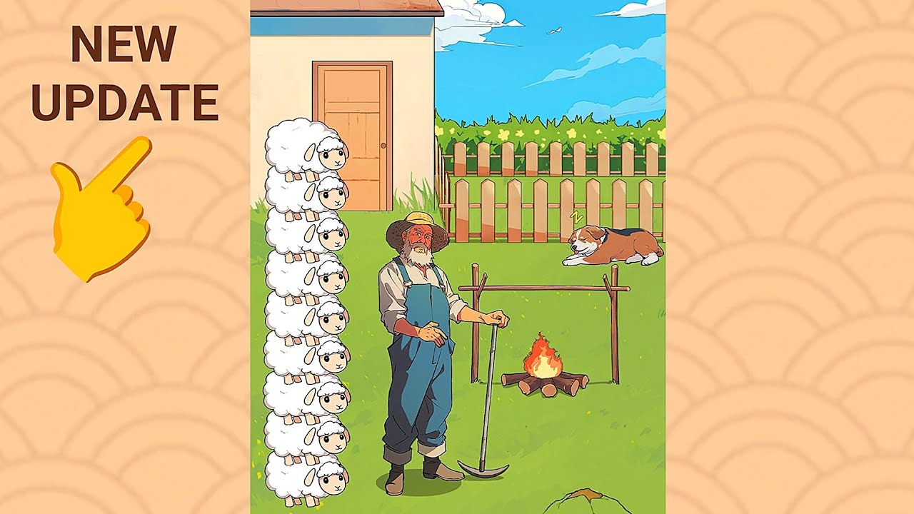 Help Him Take Care Of The Lambs ✪ Lamb Care ✪ Brain Puzzle