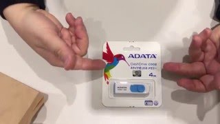 Adata Coo8 4gb Capless Sliding Usb Flash Drive Unboxing 