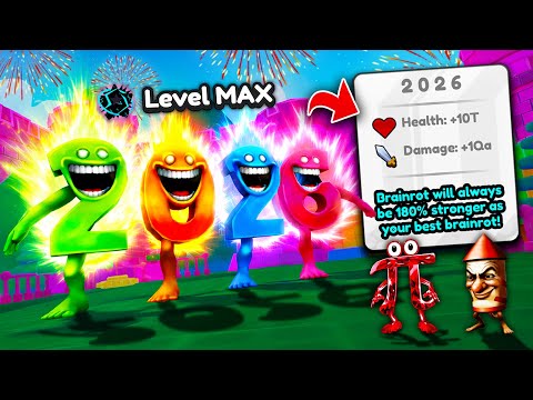 Unlocking MAX LEVEL 2 0 2 6 In Brainrot Evolution Roblox 