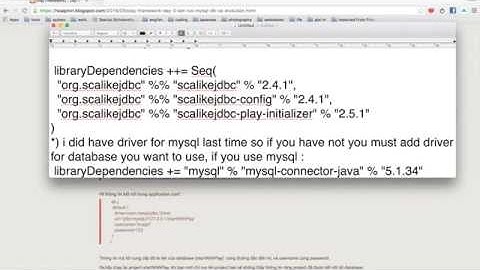 How To Use ScalikeJDBC On Play Framework 2.4 or higher