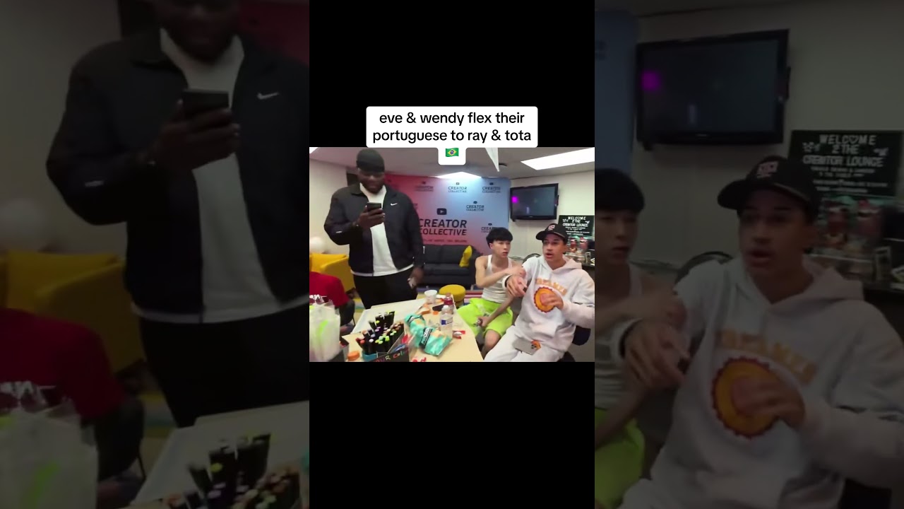 Tota didn’t expect that she could speak Portuguese.                  