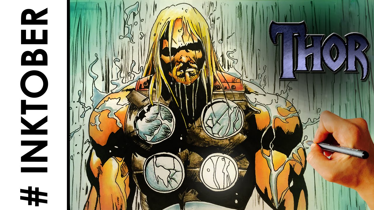 How to Draw Thor - Marvel Comic - 