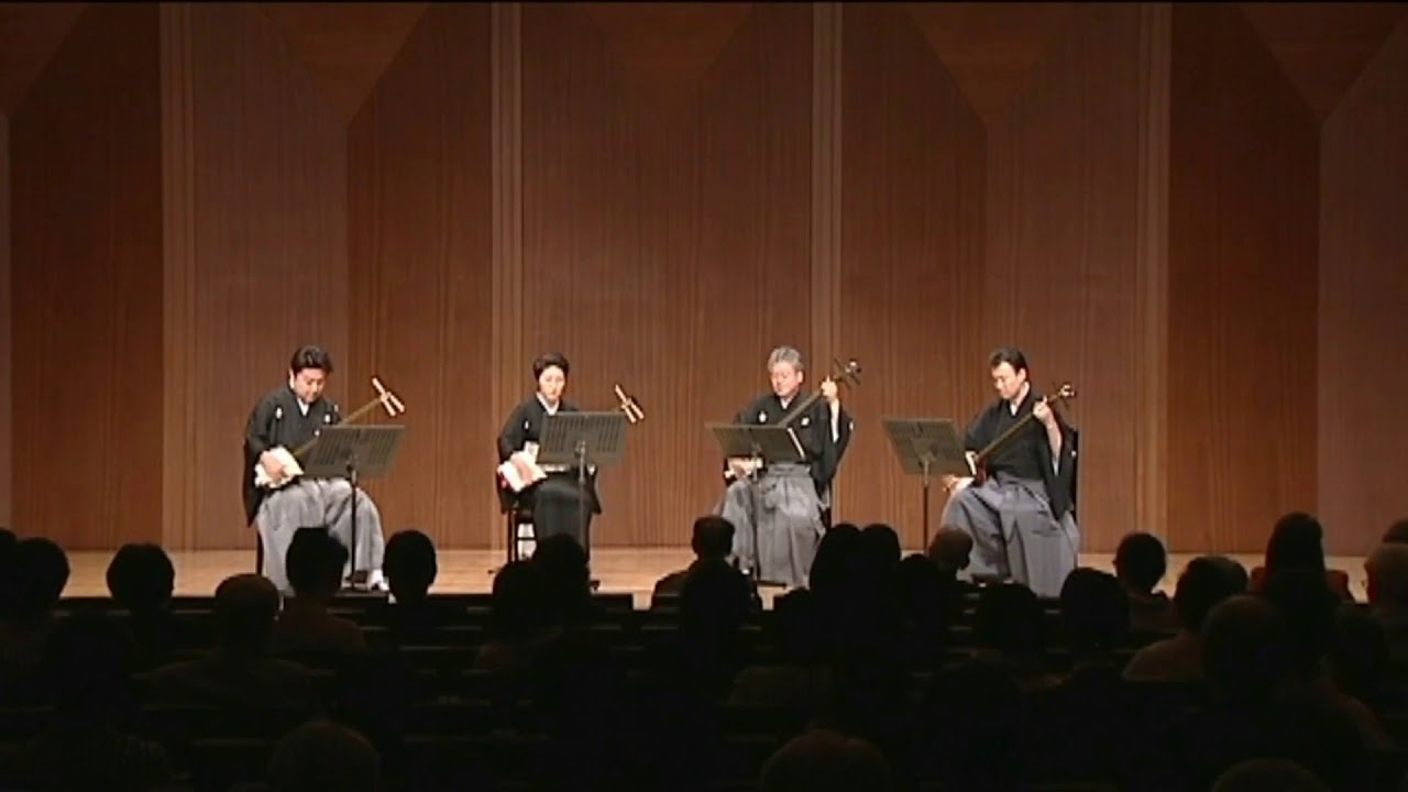 五世常磐津文字兵衛作曲 「金鶏」 - YouTube