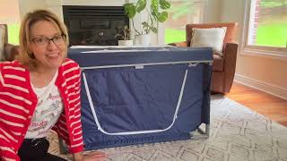 Comfort for Your Pup - Soft Sided Pet Playpen - Assembly and Demo 