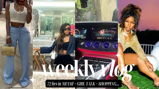 72 HOURS IN MIAMI NO SLEEP + LIV ON SUNDAYS +GIRLY CAR RANT + FAMILY TIME + SHOPPING | #LIFEOFPOSH