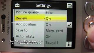 Se W705 Camera Modes Ocworkbench